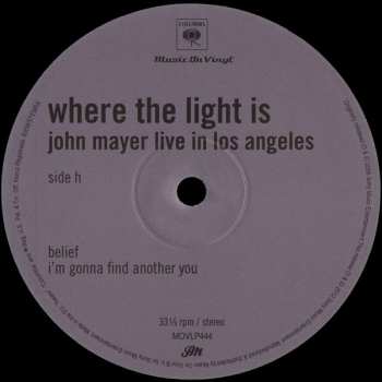 4LP/Doos John Mayer: Where The Light Is: John Mayer Live In Los Angeles