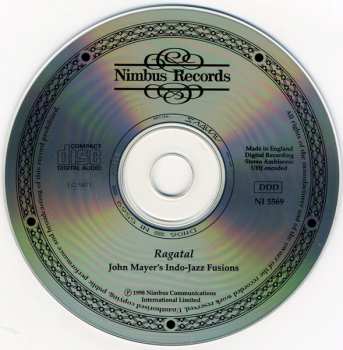 CD Indo-Jazz Fusion: Ragatal