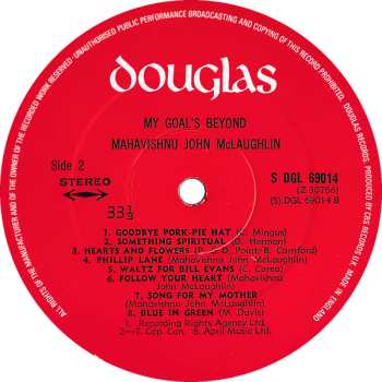 LP John McLaughlin: My Goal's Beyond