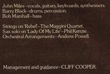 LP John Miles: Rebel