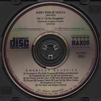 CD Keith Brion: John Philip Sousa: [Vol. 2] "At The Symphony"