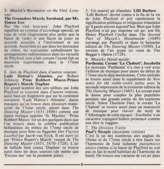CD The Broadside Band: John Playford's Popular Tunes