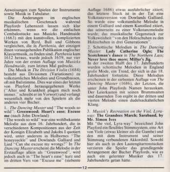 CD The Broadside Band: John Playford's Popular Tunes
