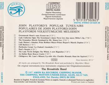 CD The Broadside Band: John Playford's Popular Tunes