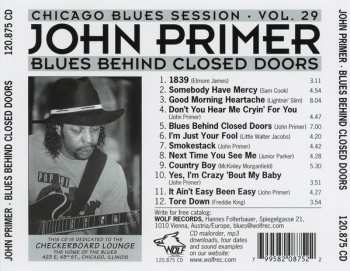 CD John Primer: Blues Behind Closed Doors