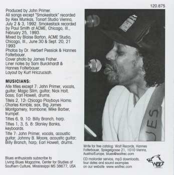 CD John Primer: Blues Behind Closed Doors