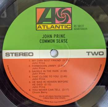 LP John Prine: Common Sense