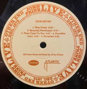 4LP/Doos John Prine: Live At The Other End Dec. 1975 LTD