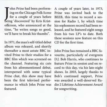 CD John Prine: The BBC Sessions (The Lost Broadcasts 1971 - 1973)