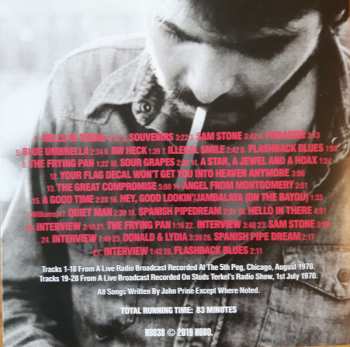 3CD John Prine: The Broadcast Archive: Live Radio Shows From The 70s, 80s, & 90s