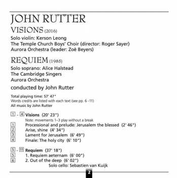CD Aurora Orchestra: Visions; Requiem
