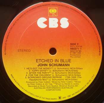 LP John Schumann: Etched In Blue