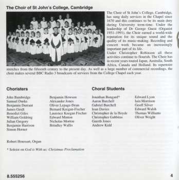CD John Tavener: Christmas Proclamation (The Choral Music Of John Taverner)