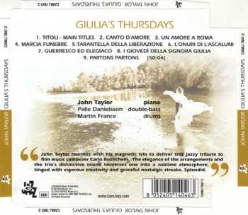 CD John Taylor: Giulia's Thursdays