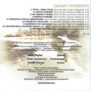 CD John Taylor: Giulia's Thursdays