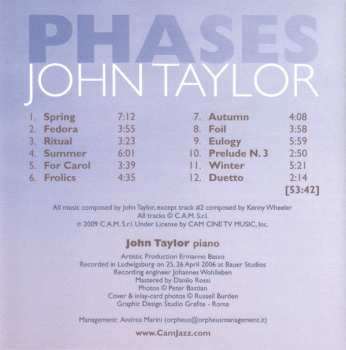 CD John Taylor: Phases
