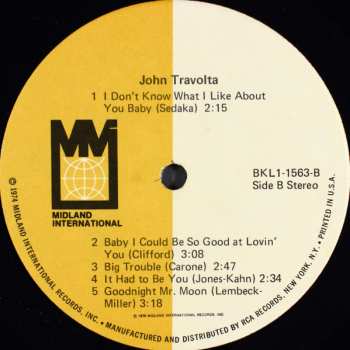 LP John Travolta: John Travolta