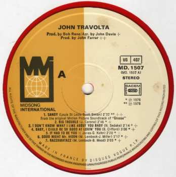 LP John Travolta: John Travolta LTD