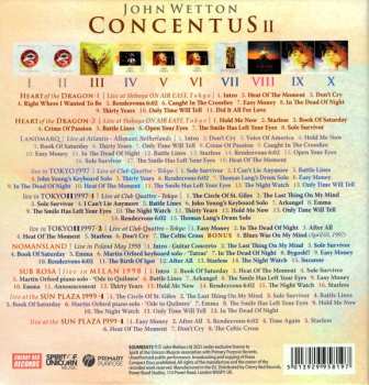10CD/Doos John Wetton: Concentus II - The John Wetton Live Collection Volume Two