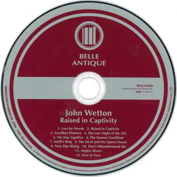 CD John Wetton: Raised In Captivity