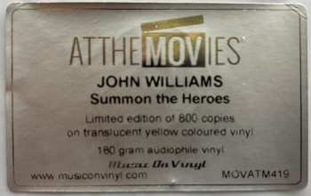 2LP John Williams: Summon The Heroes CLR
