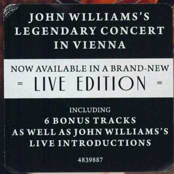 2CD Wiener Philharmoniker: John Williams Live In Vienna