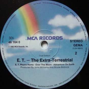 LP John Williams: E.T. The Extra-Terrestrial (Music From The Original Motion Picture Soundtrack)