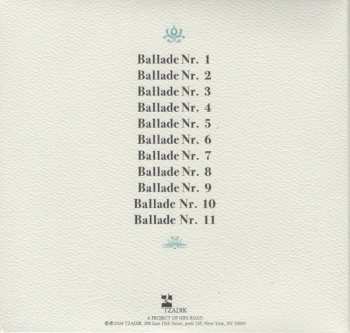 CD John Zorn: Ballades