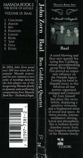 CD John Zorn: Baal (Book Of Angels Volume 15)