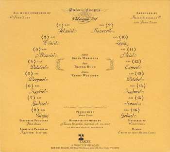 CD John Zorn: Buer: Book Of Angels Volume 31 DIGI
