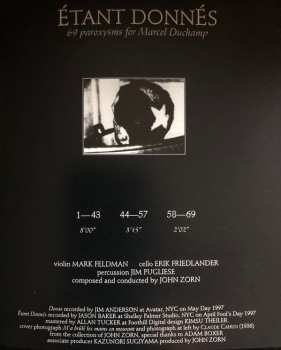 CD John Zorn: Duras:Duchamp
