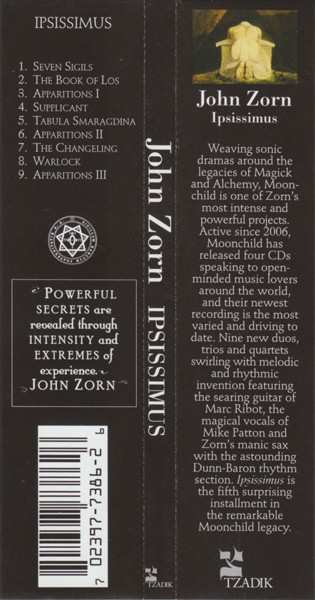 CD John Zorn: Ipsissimus