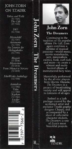 CD John Zorn: John Zorn's The Dreamers