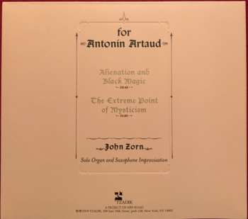 CD John Zorn: The Hermetic Organ Vol. 8 - For Antonín Artaud