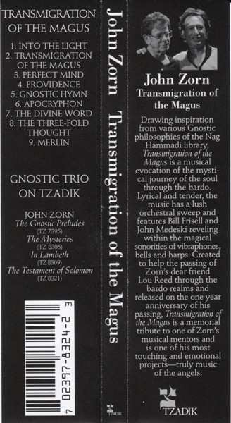 CD John Zorn: Transmigration Of The Magus