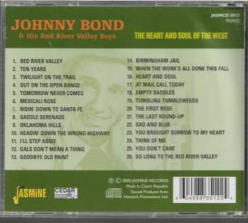 CD Johnny Bond & His Red River Valley Boys: The Heart And Soul Of The West