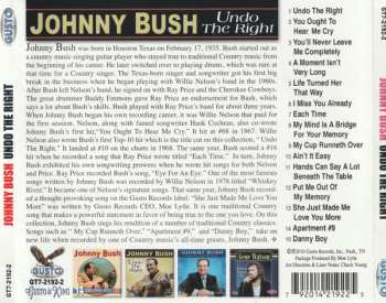 CD Johnny Bush: Undo The Right