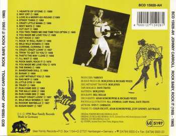 CD Johnny Carroll: Rock Baby, Rock It (1955-1960)