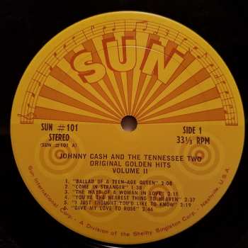 LP Johnny Cash & The Tennessee Two: Original Golden Hits Volume II