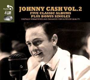 4CD Johnny Cash: Johnny Cash Vol.2 Five Classic Albums Plus Bonus Singles