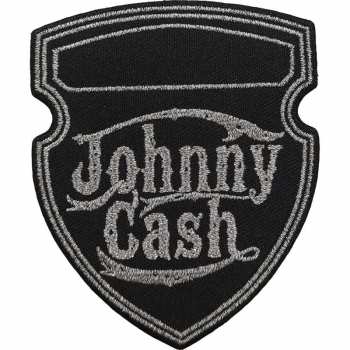 Merch Johnny Cash: Patch Metallic Shield