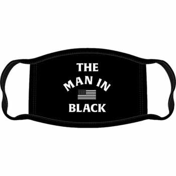 Merch Johnny Cash: Mondkapje Man In Black 