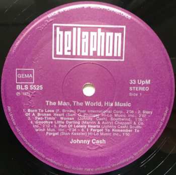 2LP Johnny Cash: The Man, The World, His Music