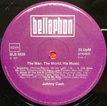 2LP Johnny Cash: The Man, The World, His Music