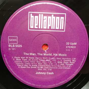 2LP Johnny Cash: The Man, The World, His Music