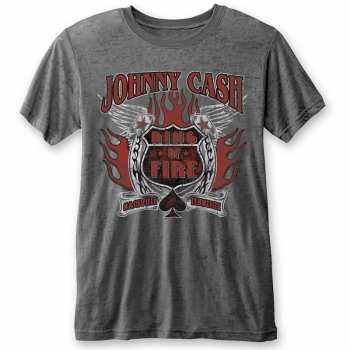 Merch Johnny Cash: Tričko Ring Of Fire  S