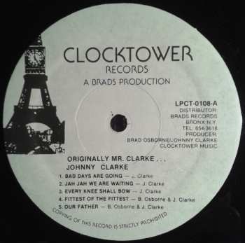 LP Johnny Clarke: Originally Mr. Clarke