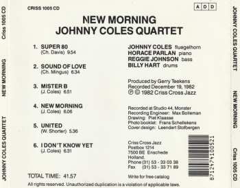 CD Johnny Coles Quartet: New Morning