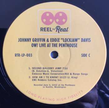 2LP Johnny Griffin: Ow! Live At The Penthouse LTD | NUM