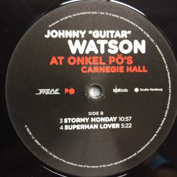 2LP Johnny Guitar Watson: At Onkel Pö's Carnegie Hall Hamburg 1976